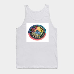 Elementary particles, illustration (C023/2903) Tank Top